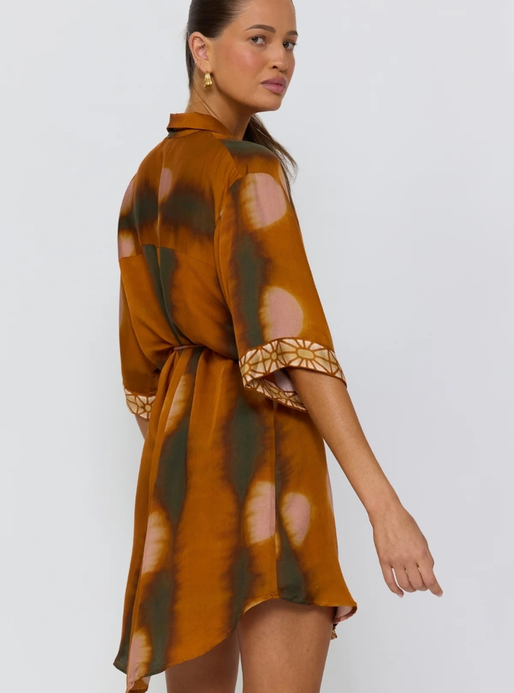 Lois Shirt Dress - Umber