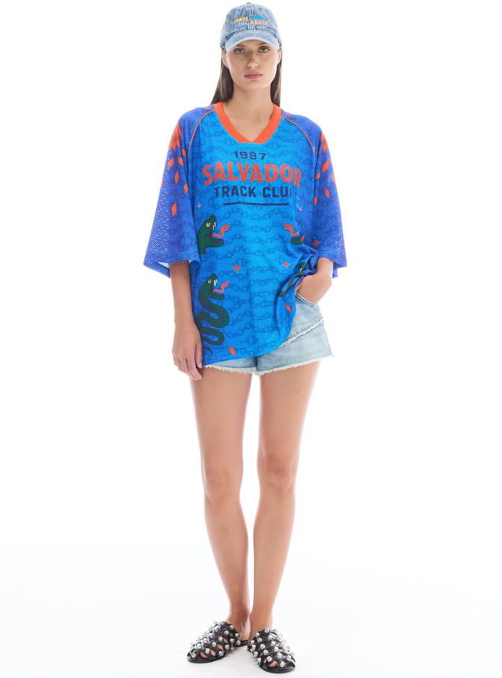 Salvador Track Club Football Jersey - Blue