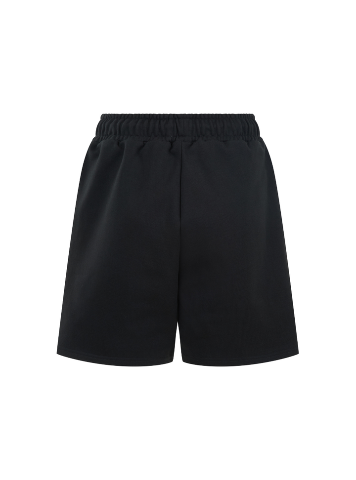 Metallic Boy Track Short - Washed Black