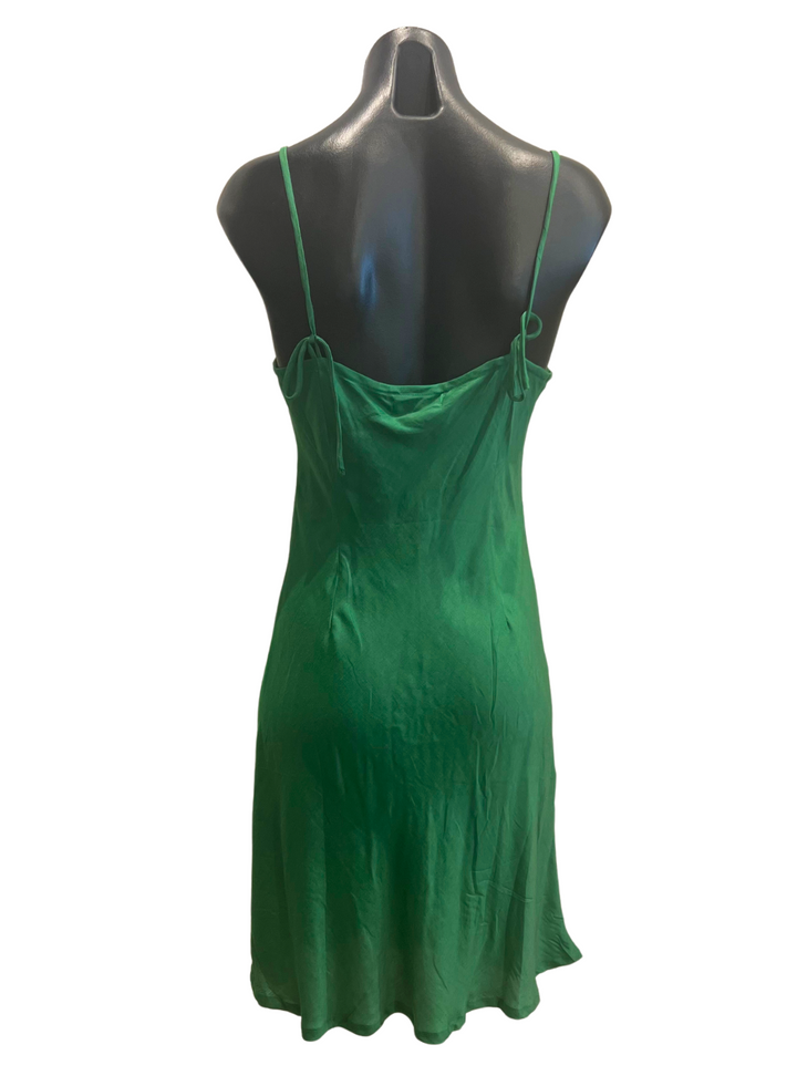 Marilyn Short Slip Dress - Kelly Green