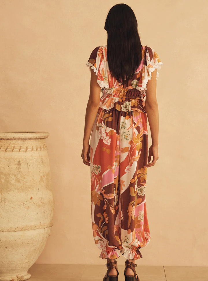 Lucca Silk Blousson Pant