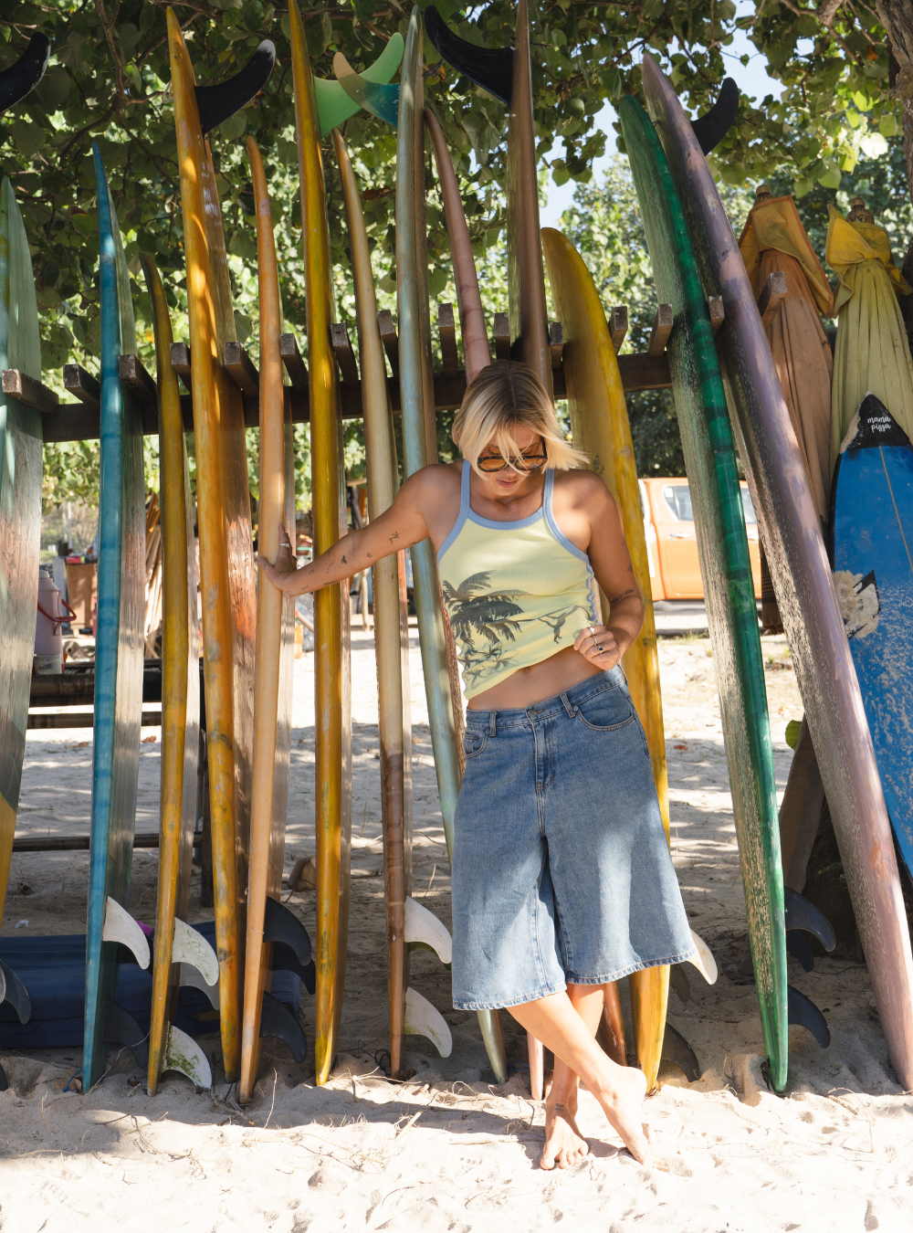 Coco Singlet - Yellow