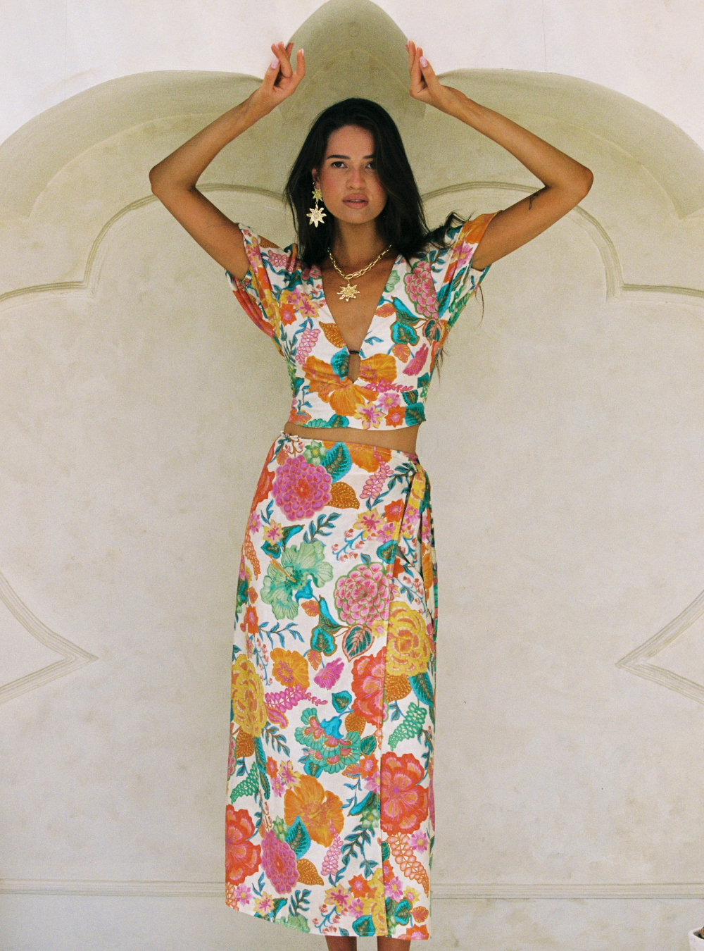 Barefoot Midi Skirt - White Sands