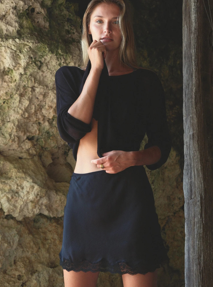 Nalu Mini Skirt - Black