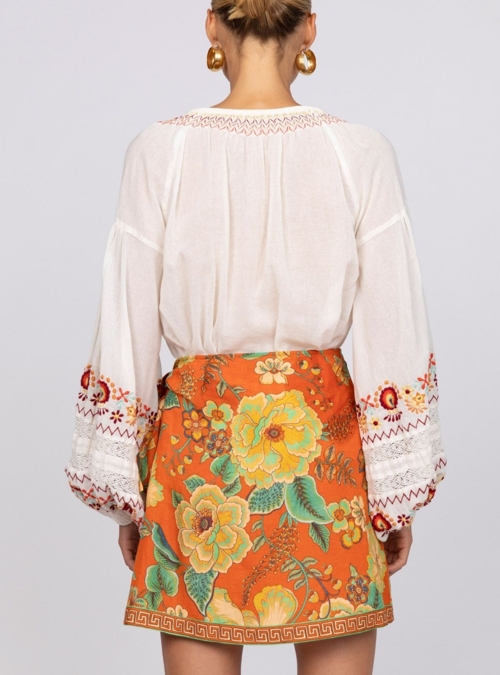 Barefoot Mini Skirt - Tango