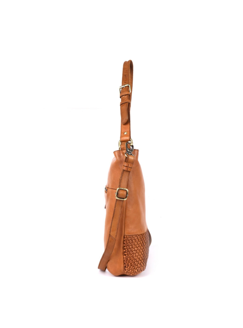 Skye Woven Shoulder Bag - Tan