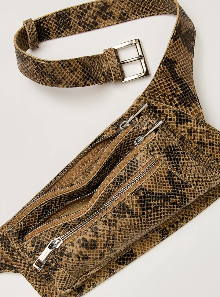 Avalon Leather Sling - Snake