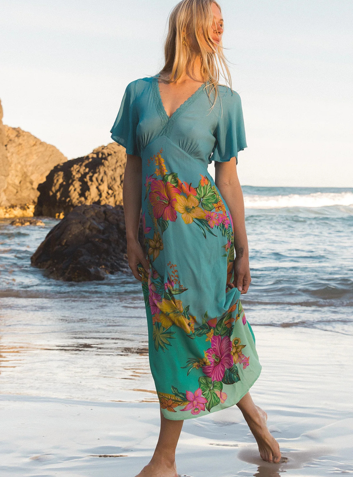 Sloane Midi Dress - Malibu