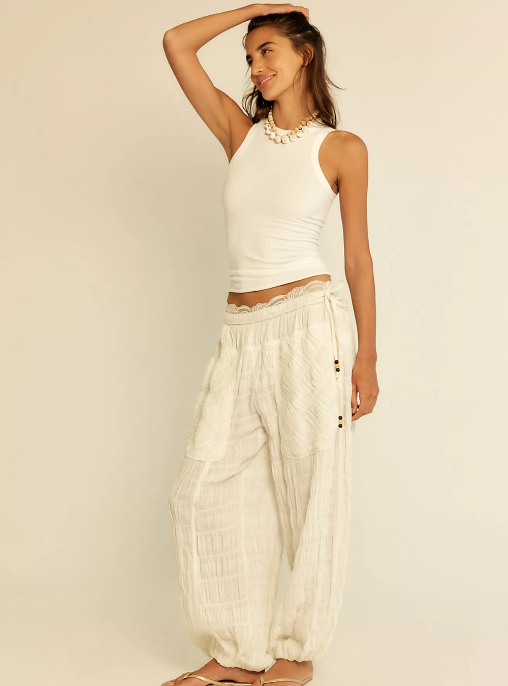 So Soft Seamless Modal Tank - Clean Ivory