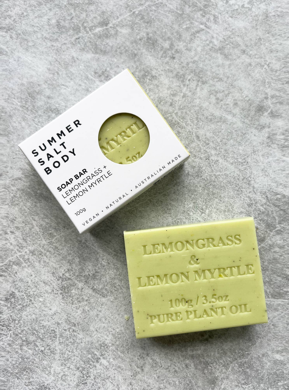 Lemongrass & Lemon Myrtle Soap Bar - 100g