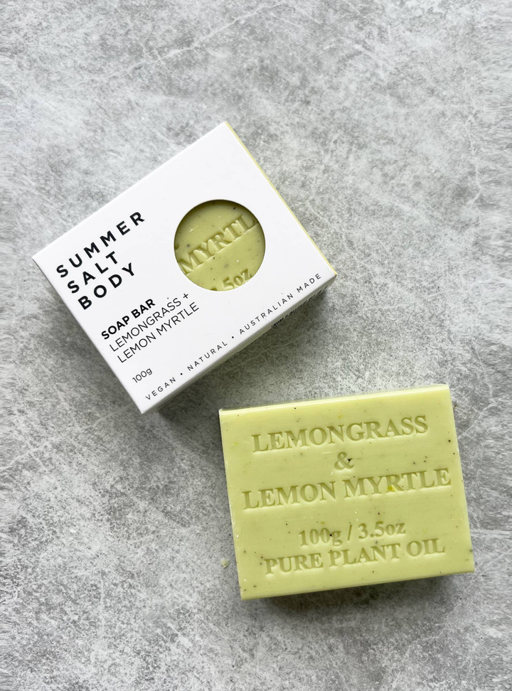 Lemongrass & Lemon Myrtle Soap Bar - 100g
