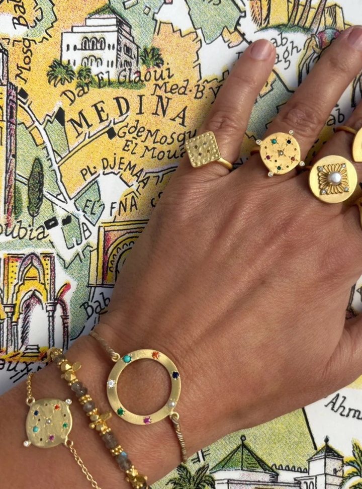 Souk Chain Bracelet - Mixed Stone