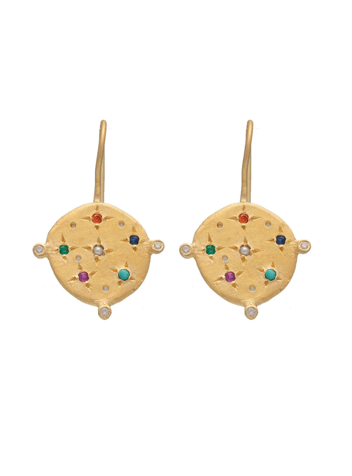 Souk Earrings - Mixed Stone