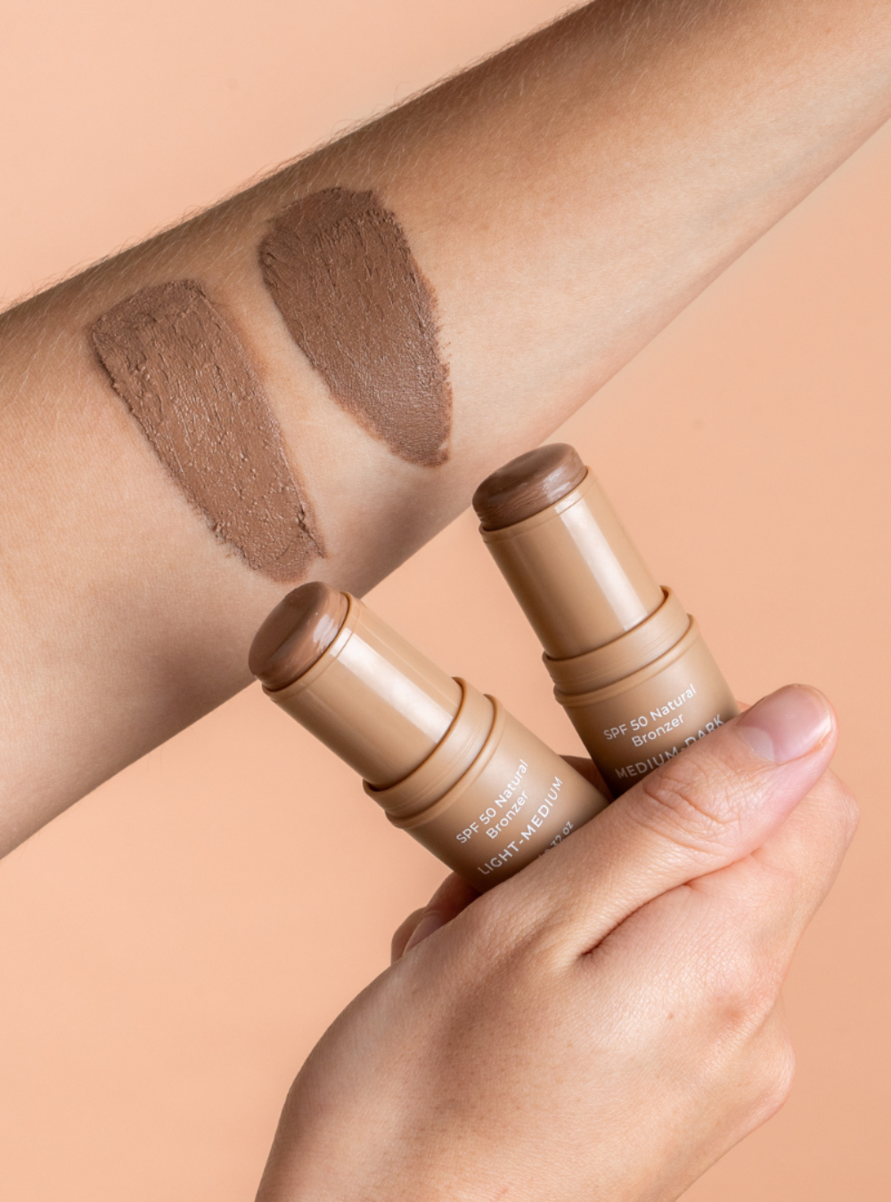 SPF 50 Natural Bronzer - Medium-Dark