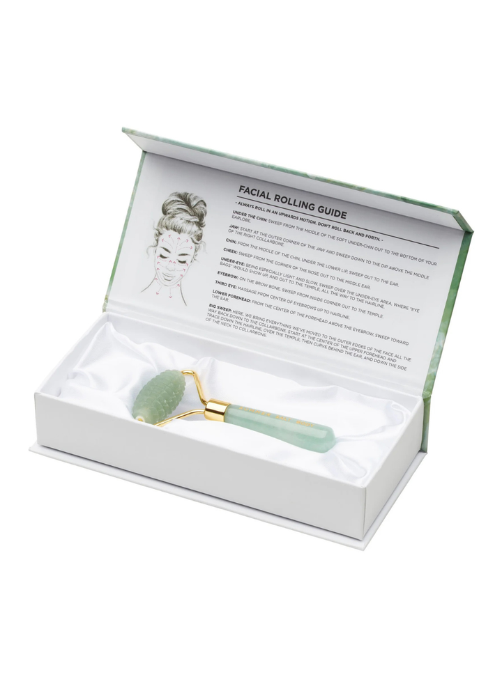 Facial Roller - Spiky Green Jade