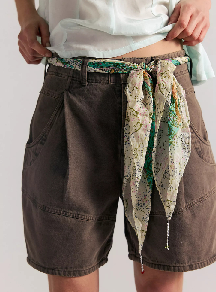 Wild Rebel Barrel Shorts - Teak
