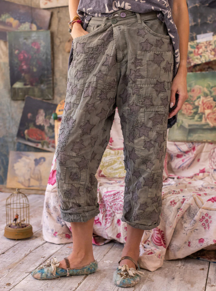 Magnolia Pearl Star Appliqué Miner Pants 704 - Evangeline | PRE-ORDER