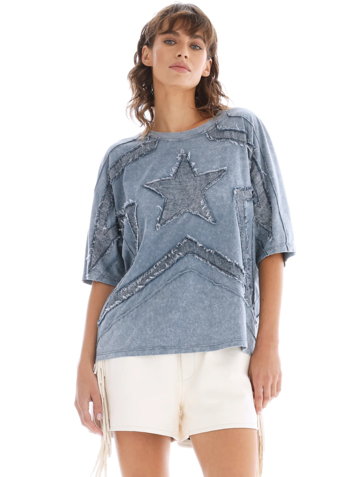 Blue Star 3D Batwing Tee | PRE-ORDER