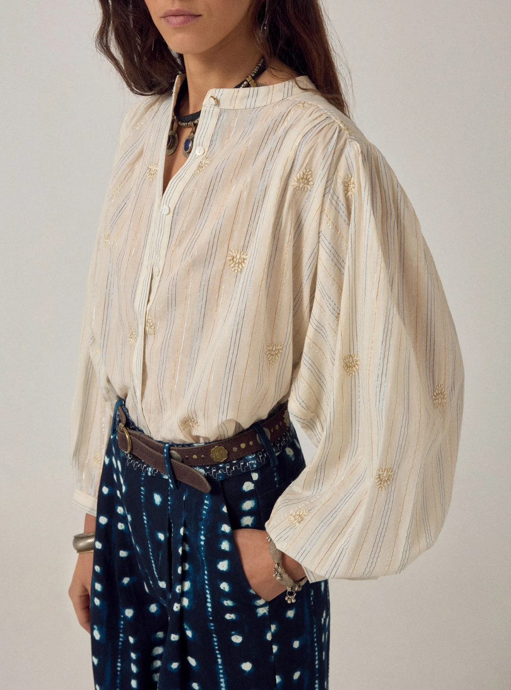 Caroline Blouse - Starry White