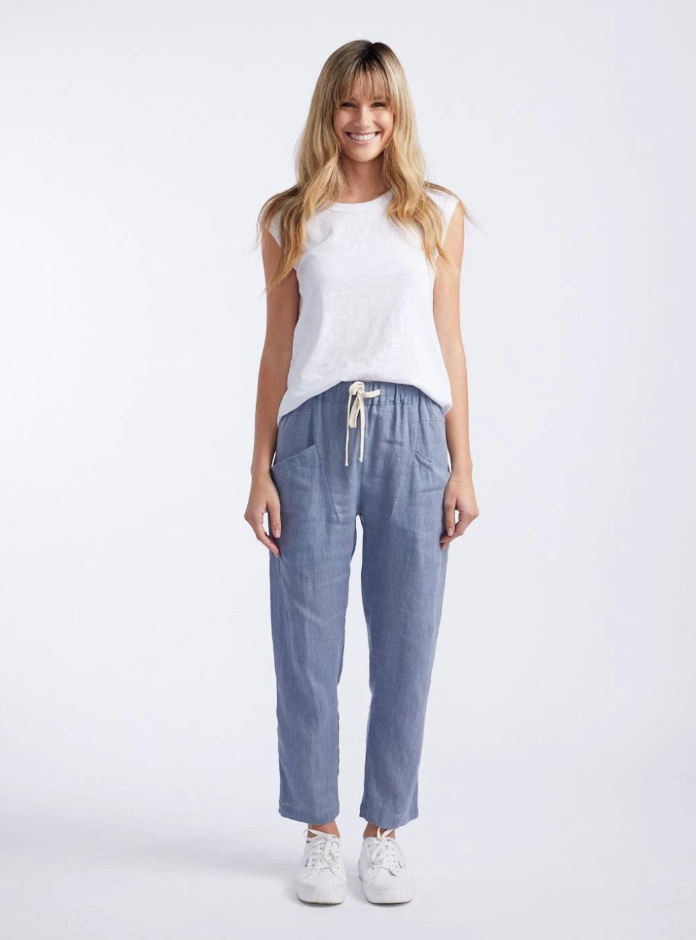 Luxe Pants - Steele Blue