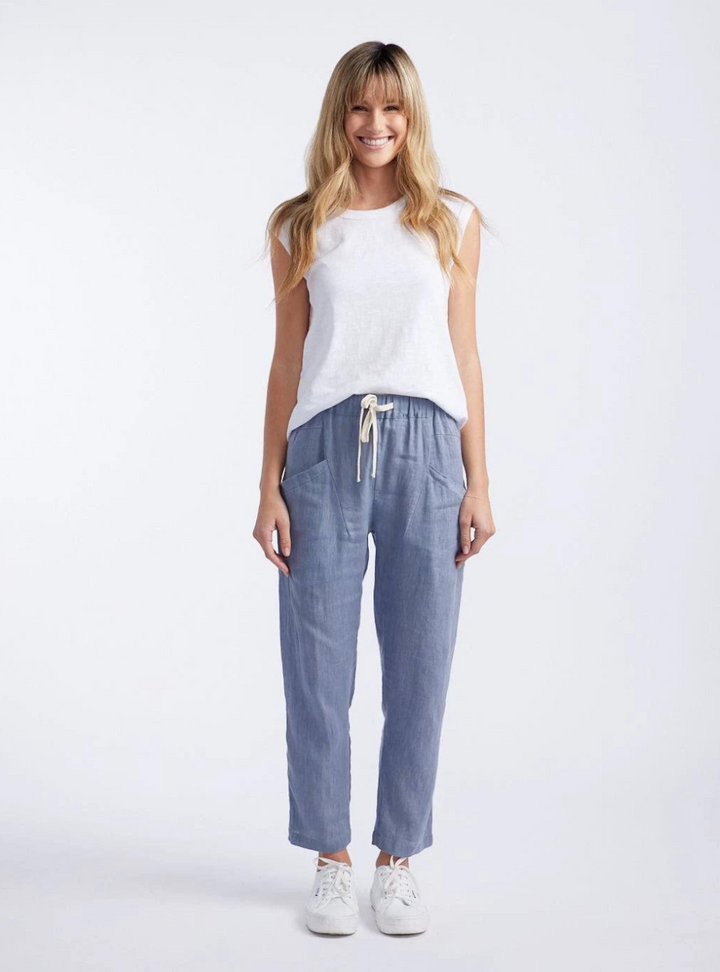 Luxe Pants - Steele Blue