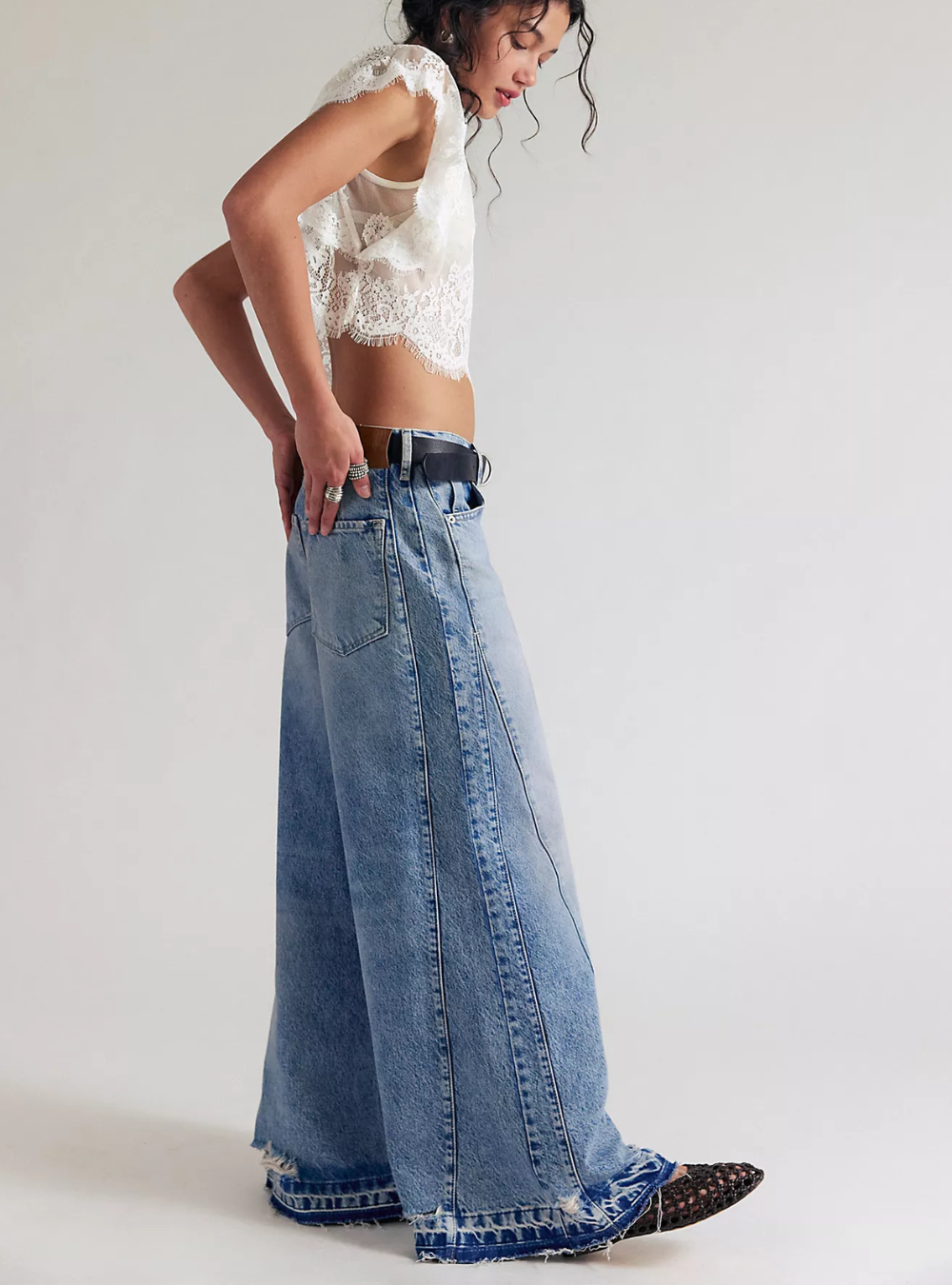 Apollo Wide Leg Jeans - Streamline