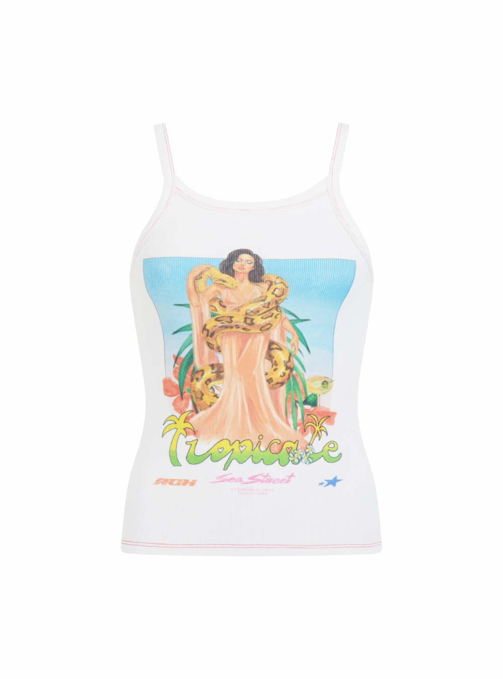 Tropicale Singlet - Salt
