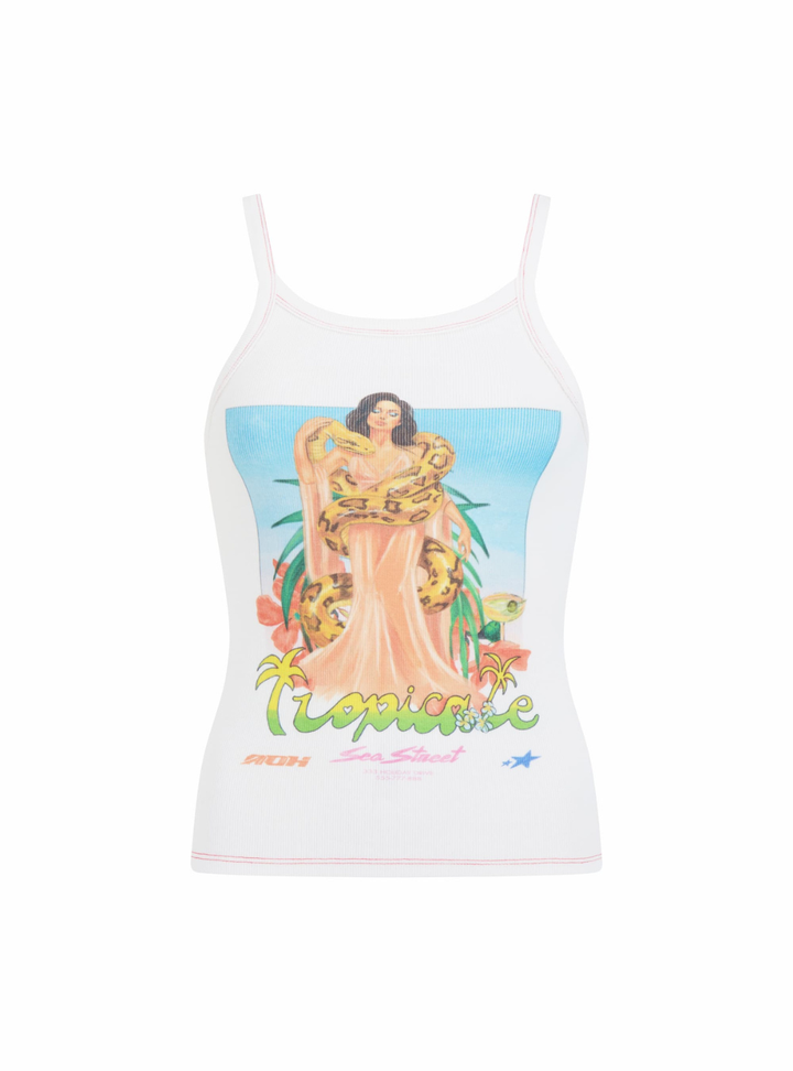Tropicale Singlet - Salt