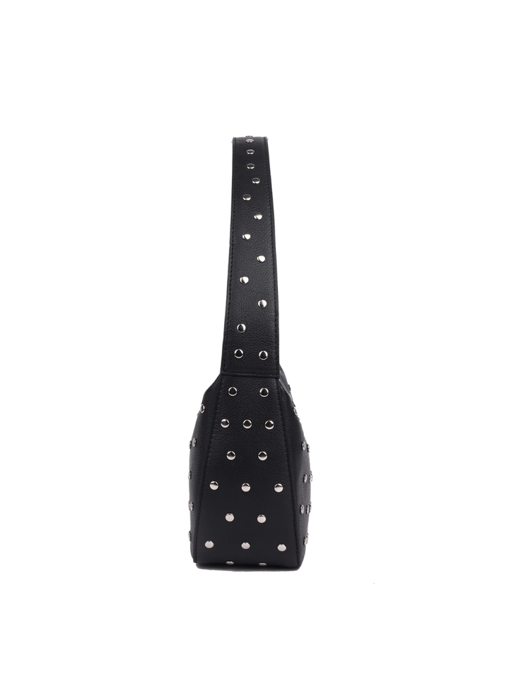 Azalea Studded Shoulder Bag - Black