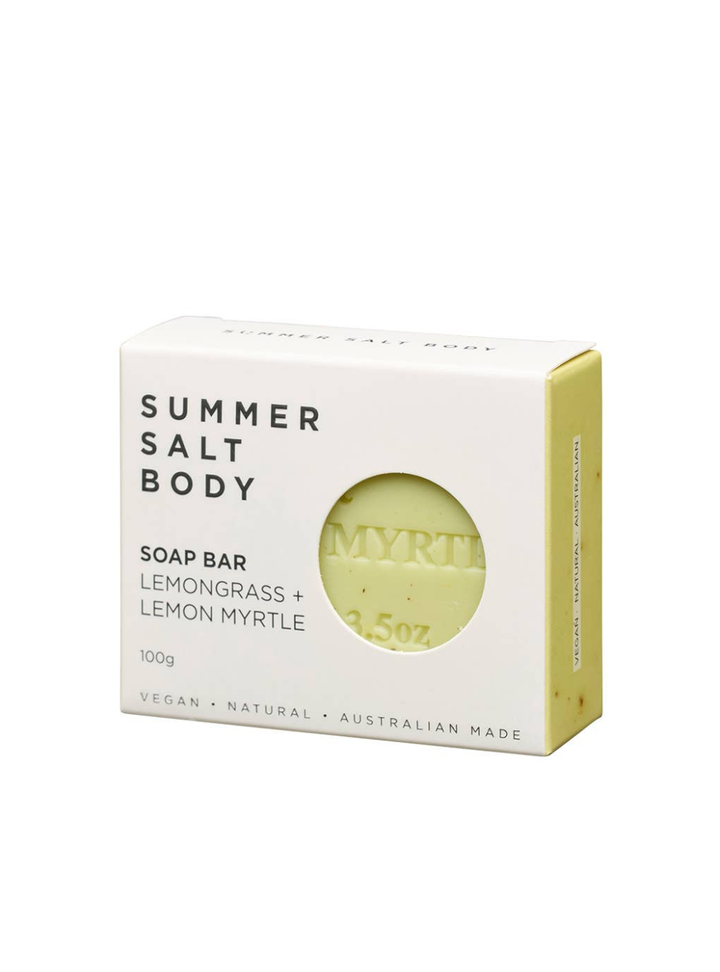 Lemongrass & Lemon Myrtle Soap Bar - 100g