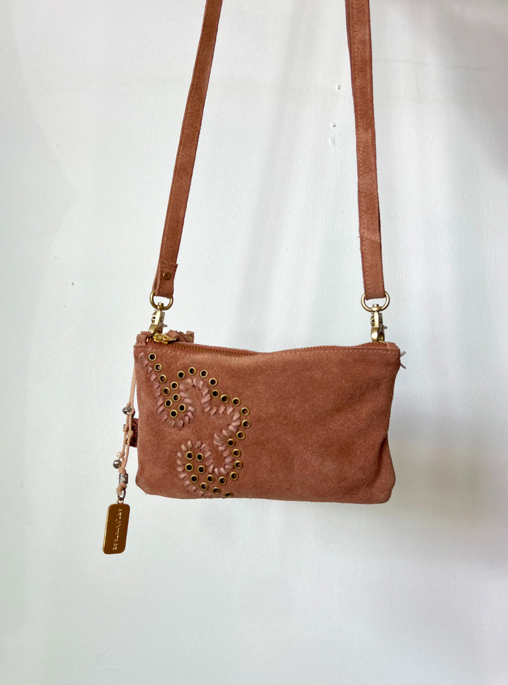 Sunset Crossbody Pouch - Latte