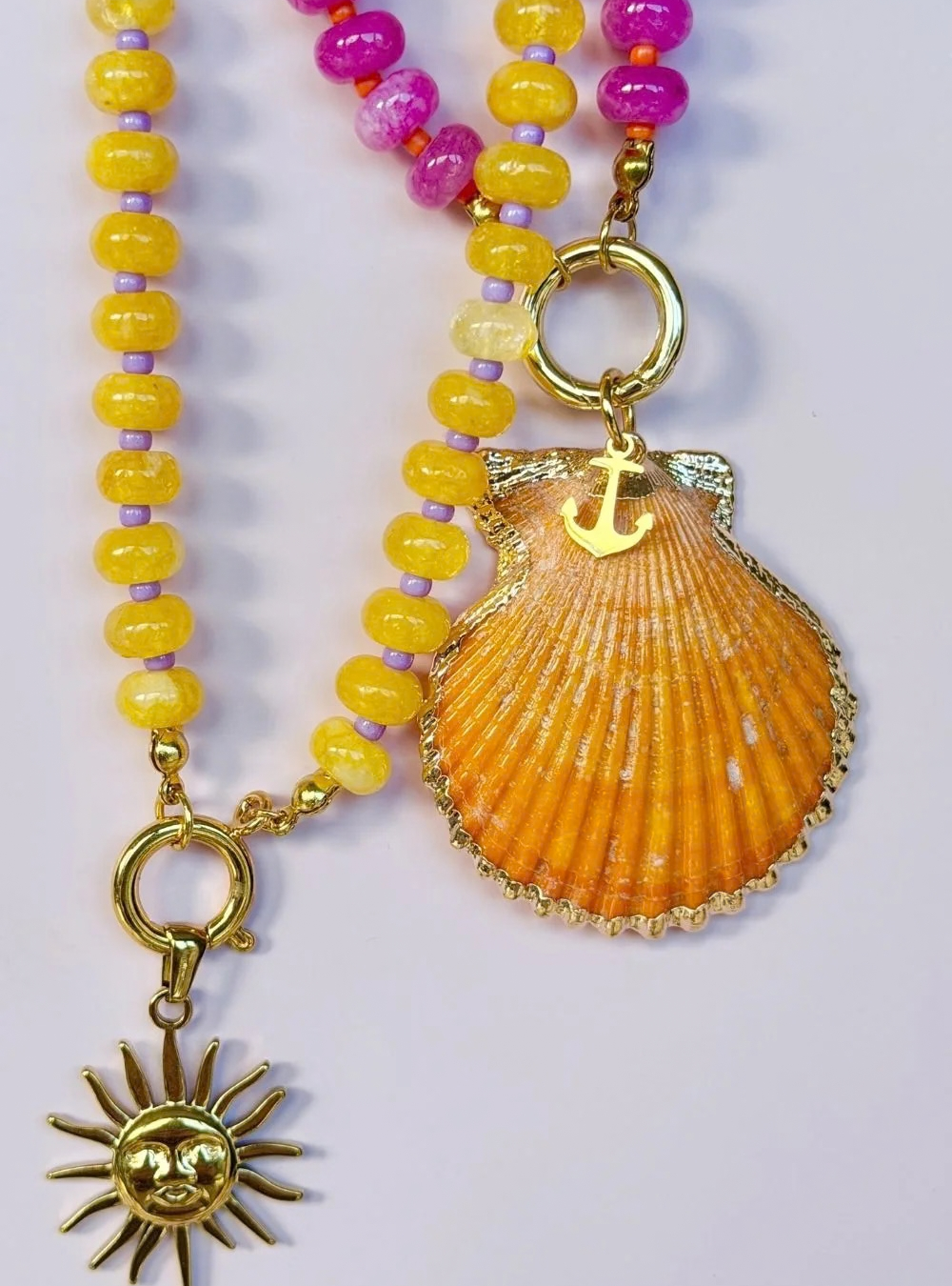 Anchored in Sunshine Necklace
