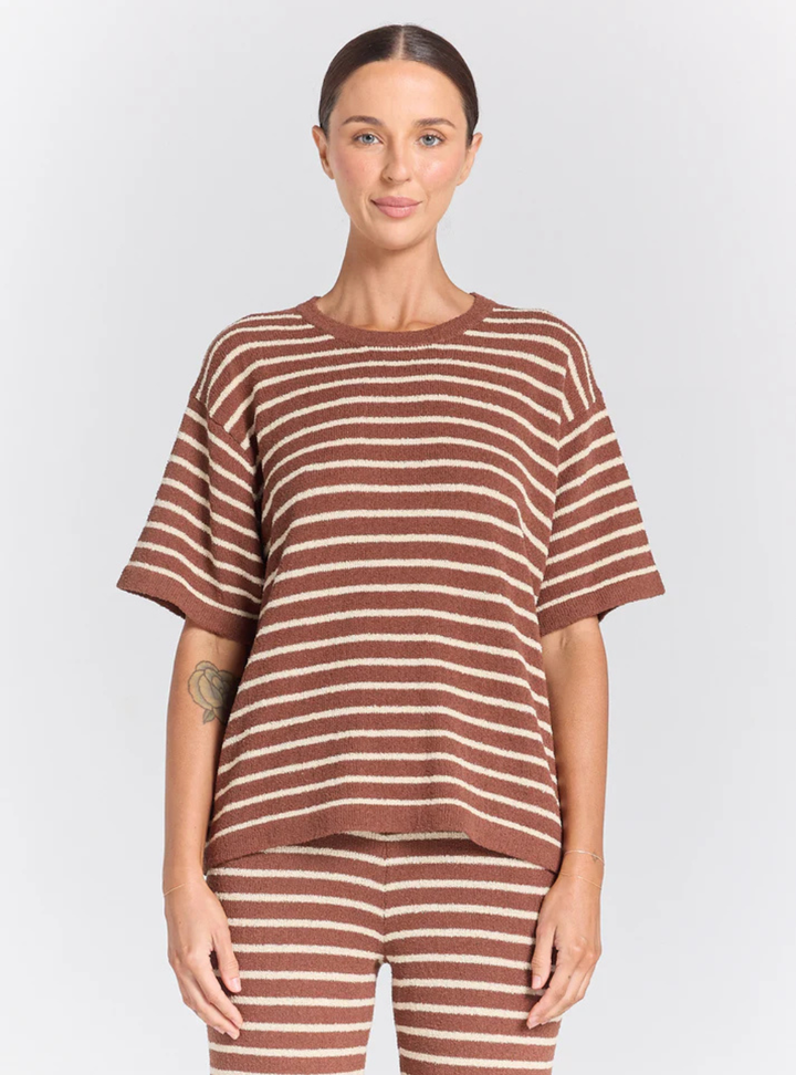 Surfside Everyday Knit Top - Cocoa