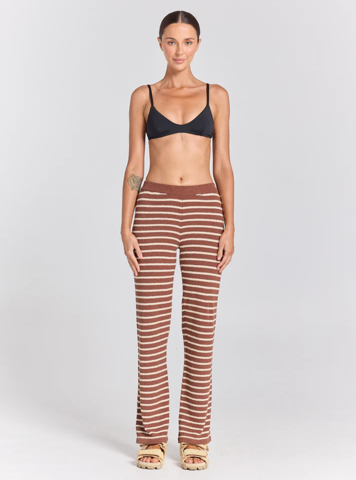Surfside Fleetwood Knit Pant - Cocoa