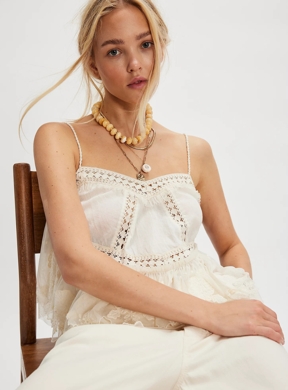 Sweet Escape Cami - Ivory