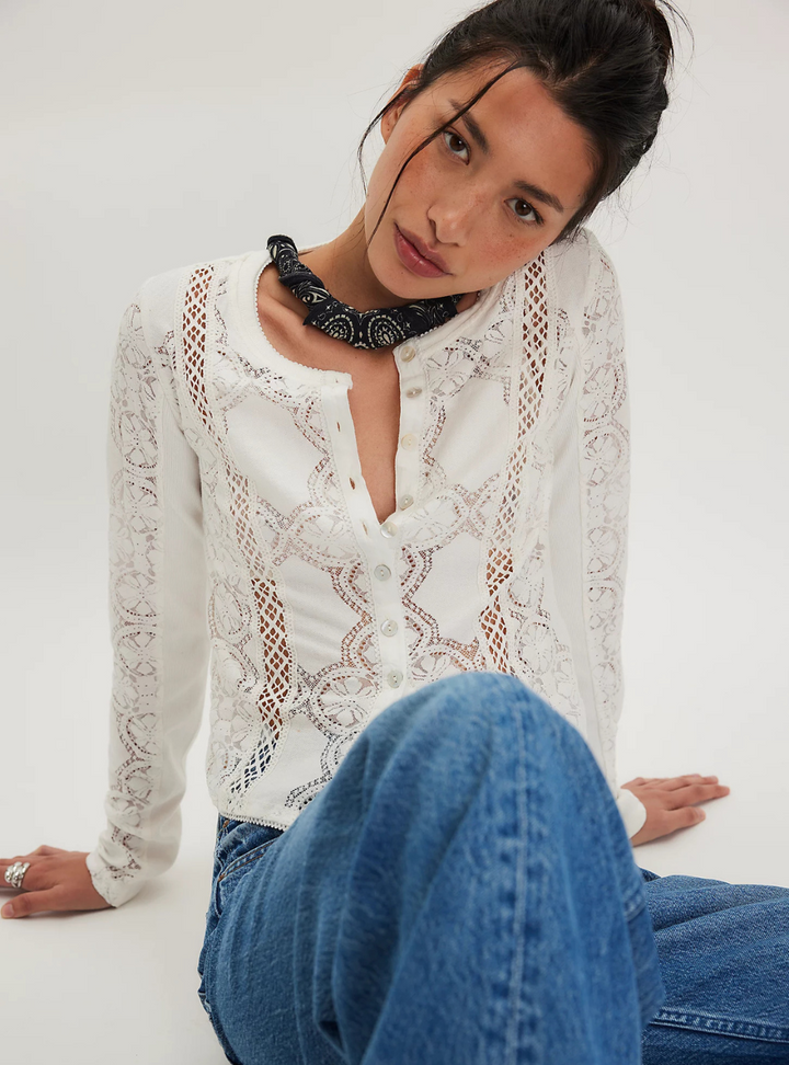 Jae Knit Long Sleeve - Sugar Swizzle