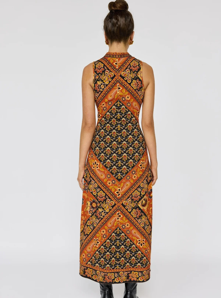 Sydney Midi Dress - Saffron