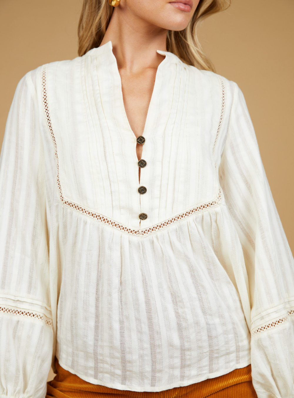 Sylvie Blouse - Pearl