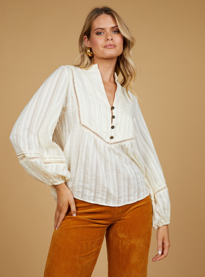 Sylvie Blouse - Pearl