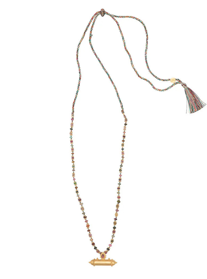 Taj Necklace - Multi Tourmaline