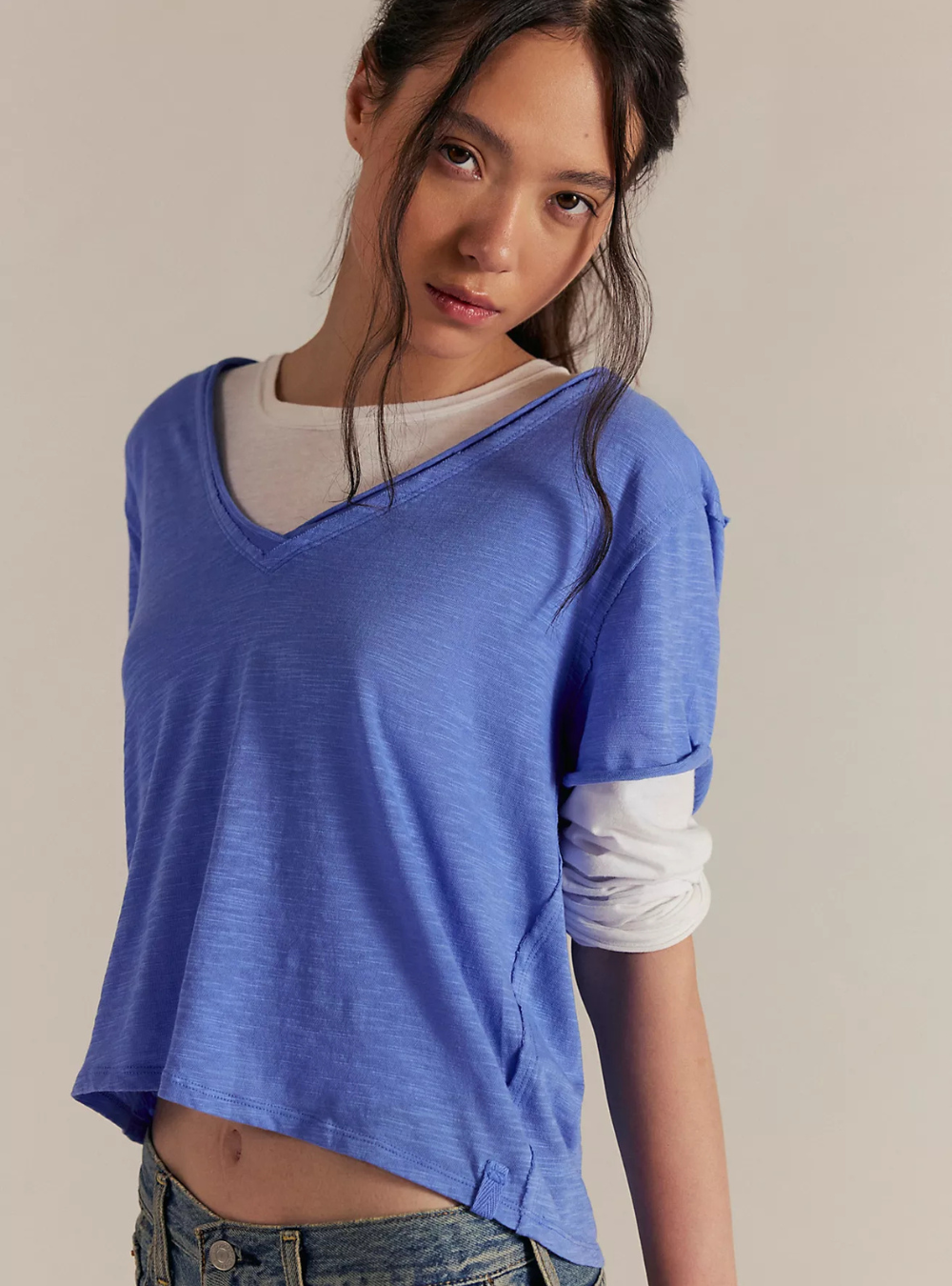 Take 2 Tee - Cornflower Combo