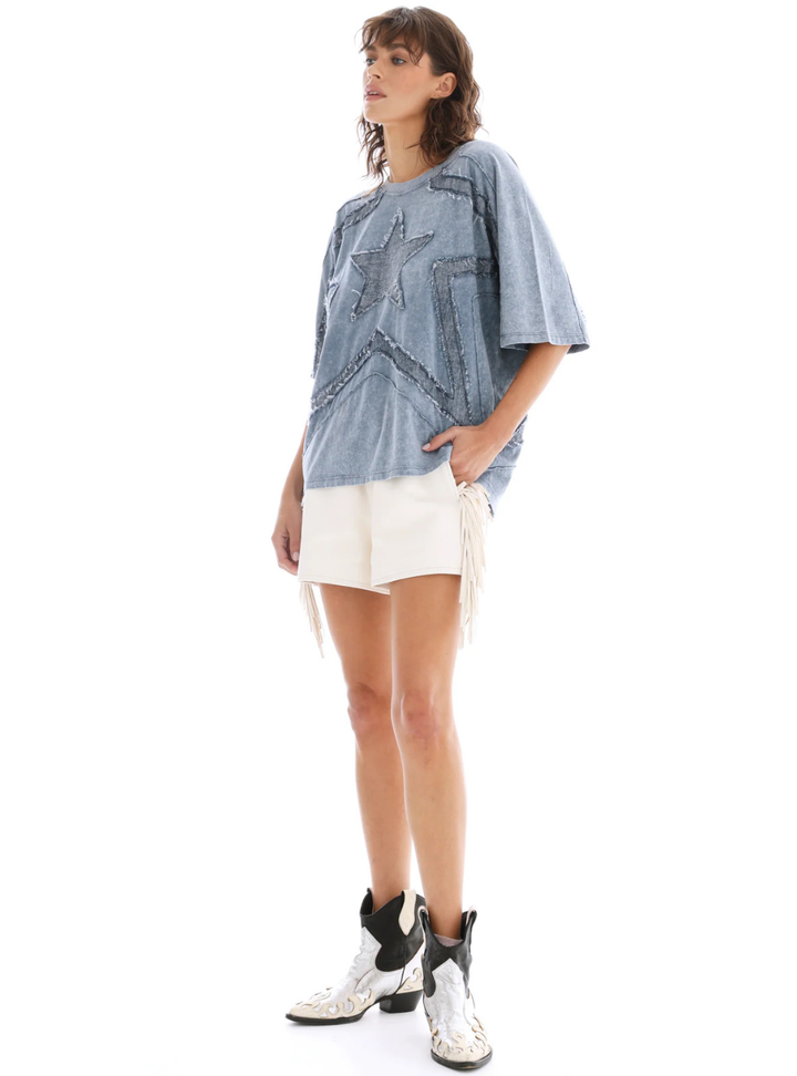 Blue Star 3D Batwing Tee | PRE-ORDER