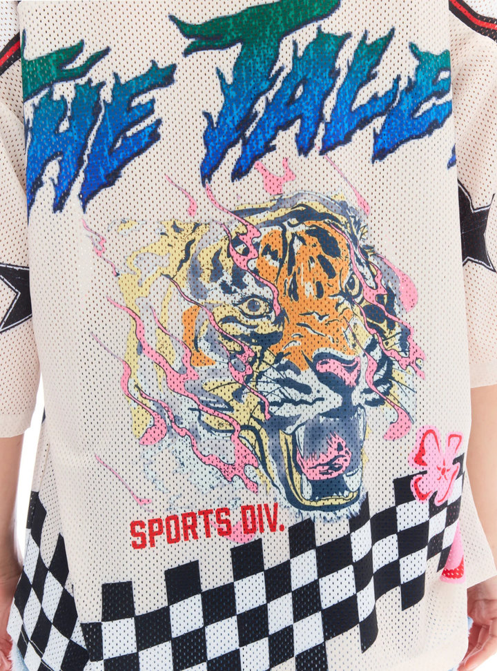 05 Racer Football Jersey - Off White
