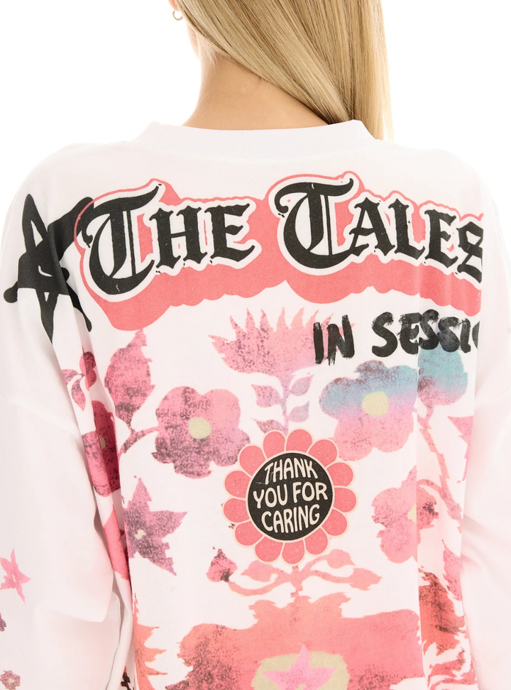 Art Studios In Session Longsleeve Tee - Pink