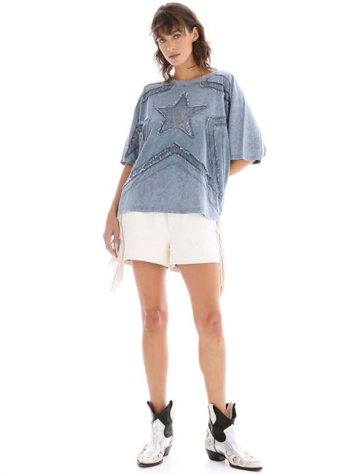 Blue Star 3D Batwing Tee | PRE-ORDER