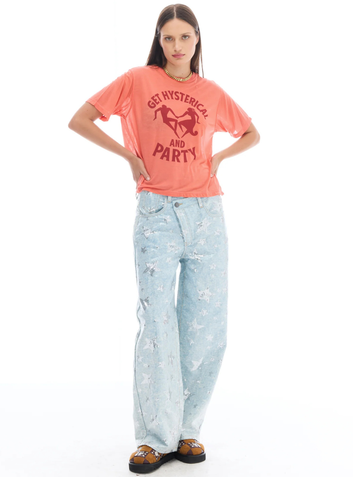 Get Hysterical Retro Fit Tee - Red