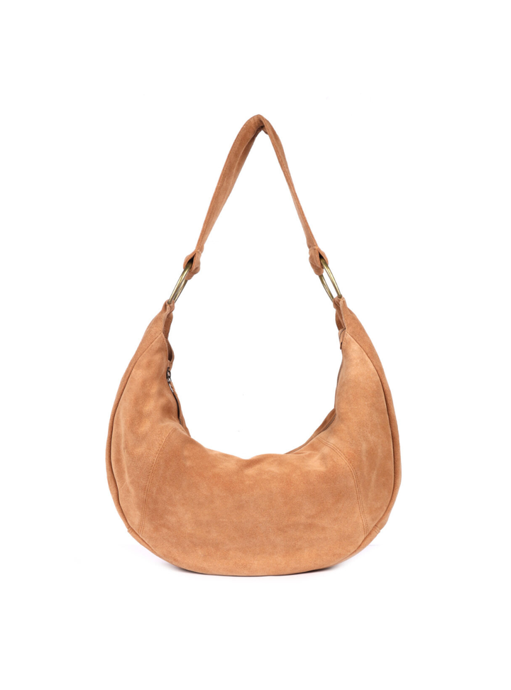 Cynthia Suede Bag - Tan