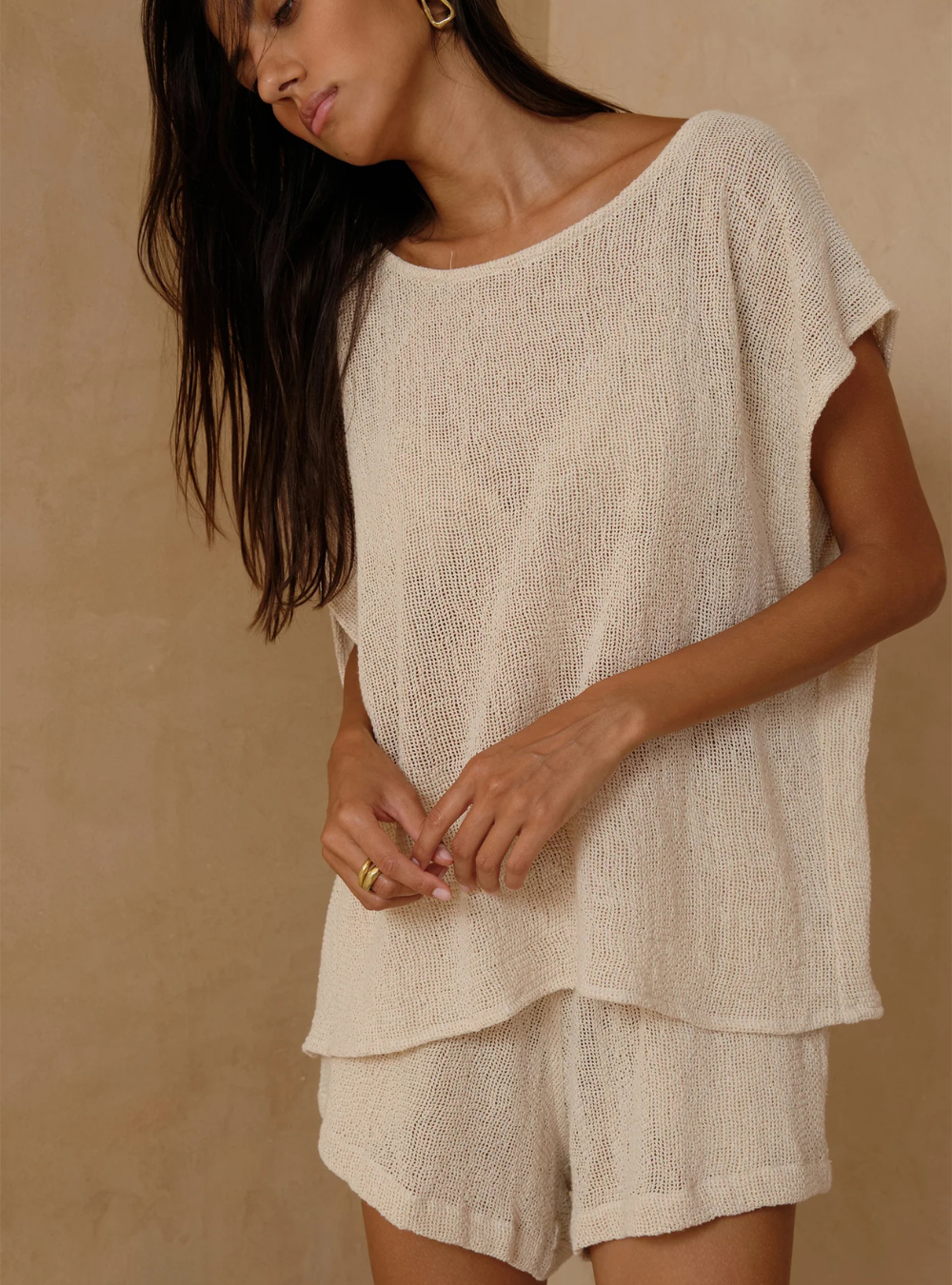 Seychelles Mesh Tank - Natural