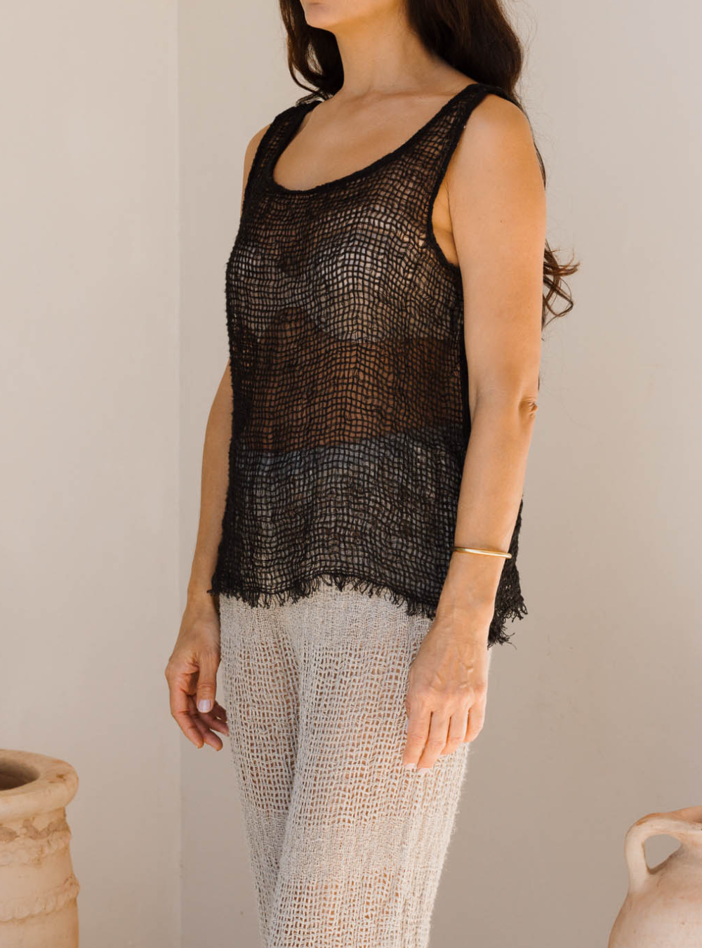 Boheme Netta Tank - Nero