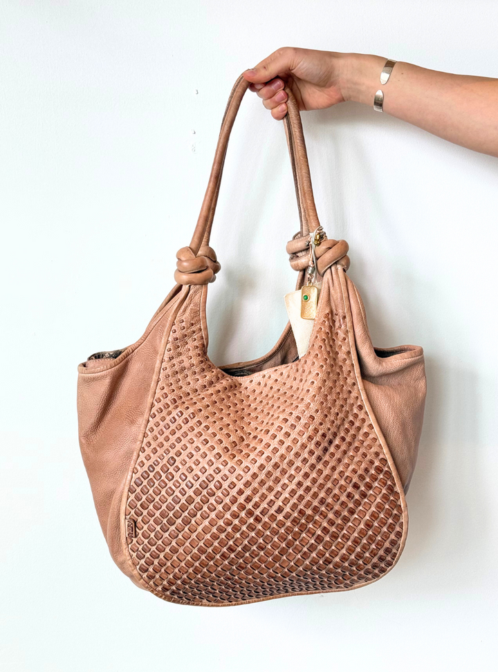 Tansim Long Weave Tote Bag - Sand